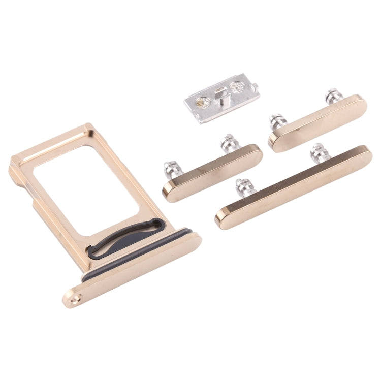 SIM Card Tray + SIM Card Tray + Side Keys for iPhone 12 Pro(Gold)