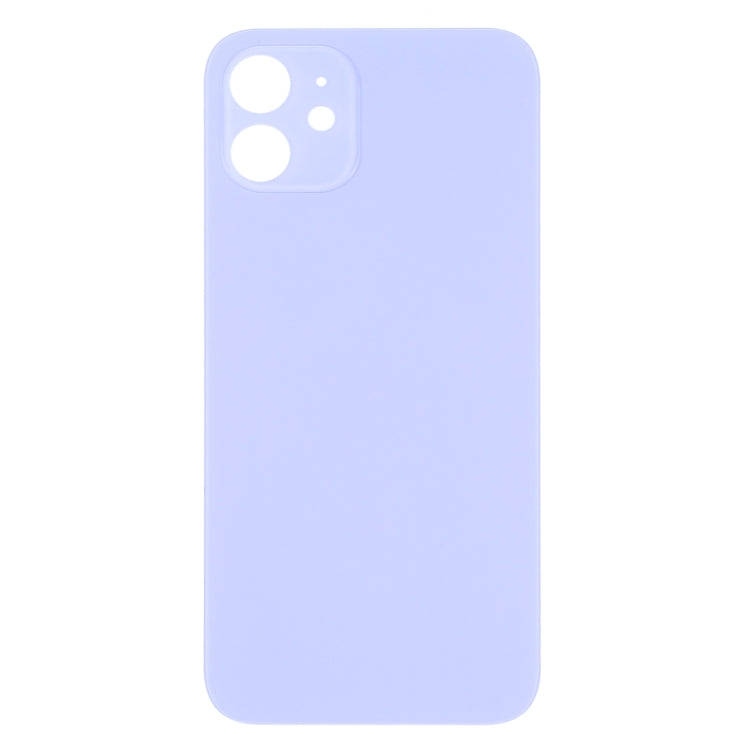 Easy Replacement Big Camera Hole Back Battery Cover for iPhone 12(Purple)
