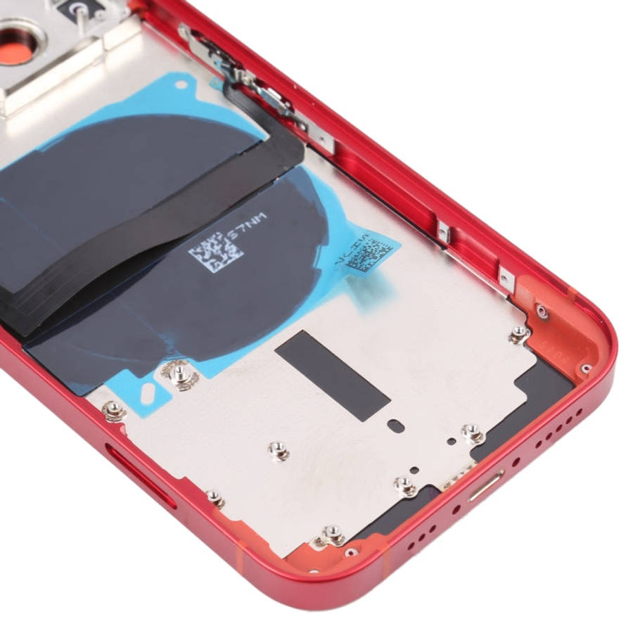 For iPhone 13 Battery Back Cover with Side Keys & Card Tray & Power + Volume Flex Cable & Wireles...