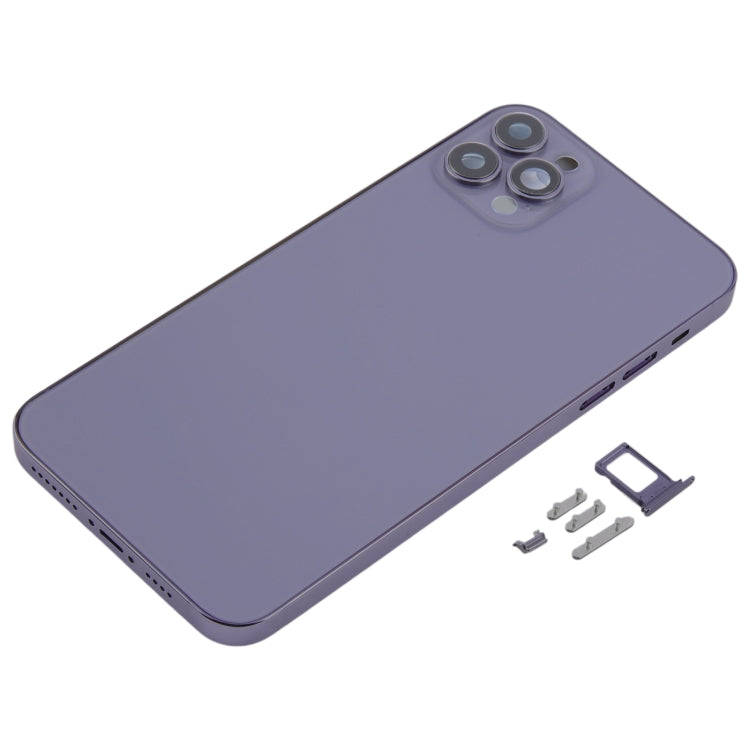 Back Cover with Appearance Imitation of iP13 Pro Max for iPhone 11 Pro Max(Purple)