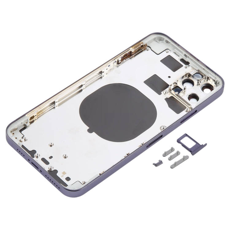 Back Cover with Appearance Imitation of iP13 Pro Max for iPhone 11 Pro Max(Purple)