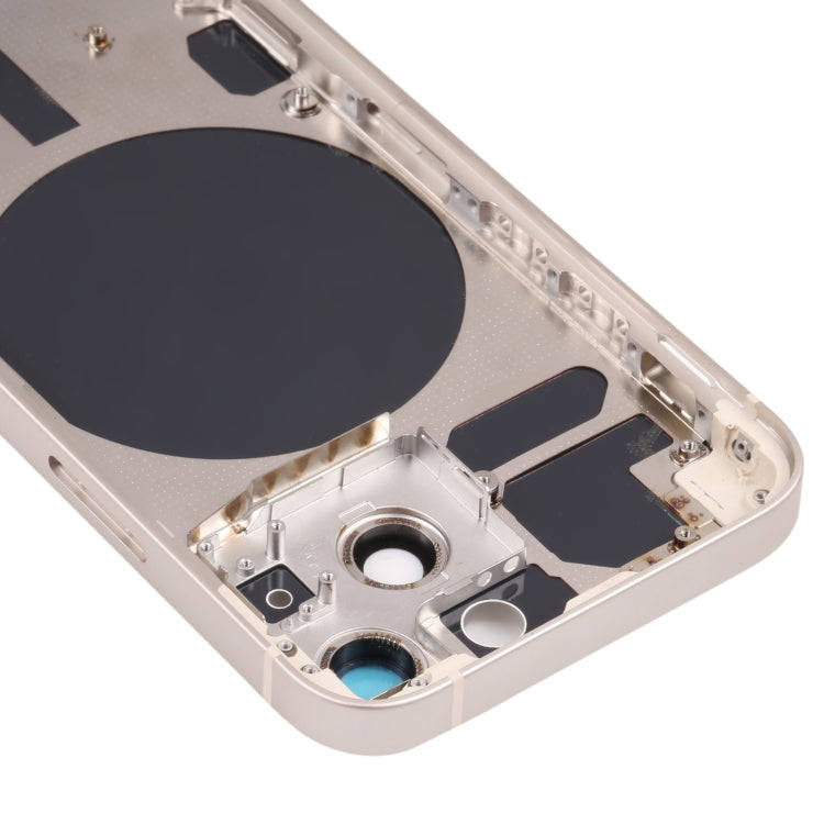 Back Housing Cover with SIM Card Tray & Side  Keys & Camera Lens for iPhone 13 Mini(White)