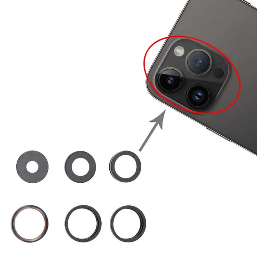 For iPhone 14 Pro Max Camera Lens Cover(Silver)