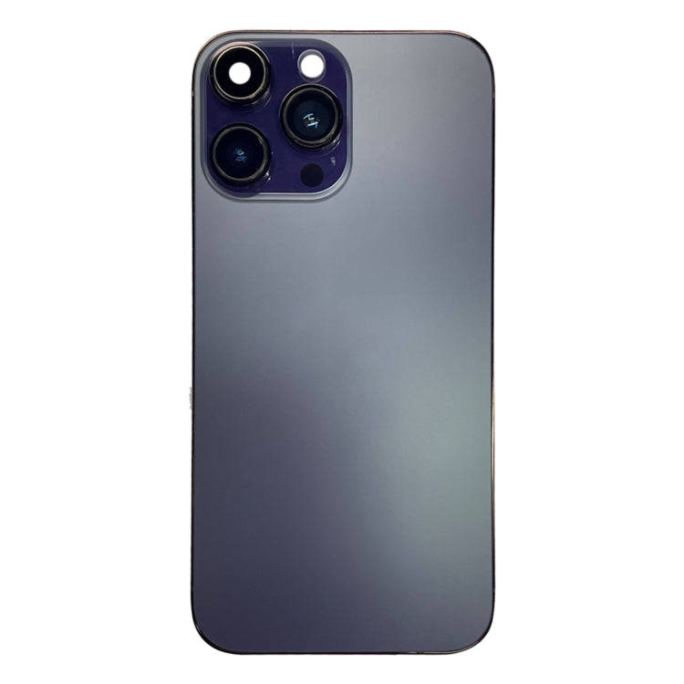 Back Housing Cover with Appearance Imitation of iP14 Pro Max for iPhone XR(Purple)