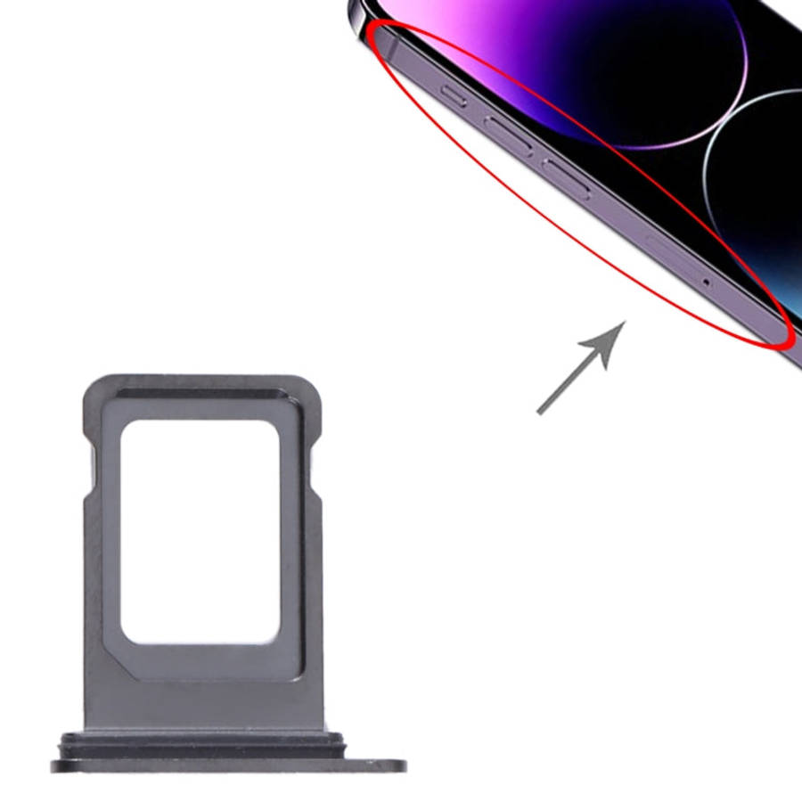 SIM Card Tray for iPhone 14 Pro Max (Black)