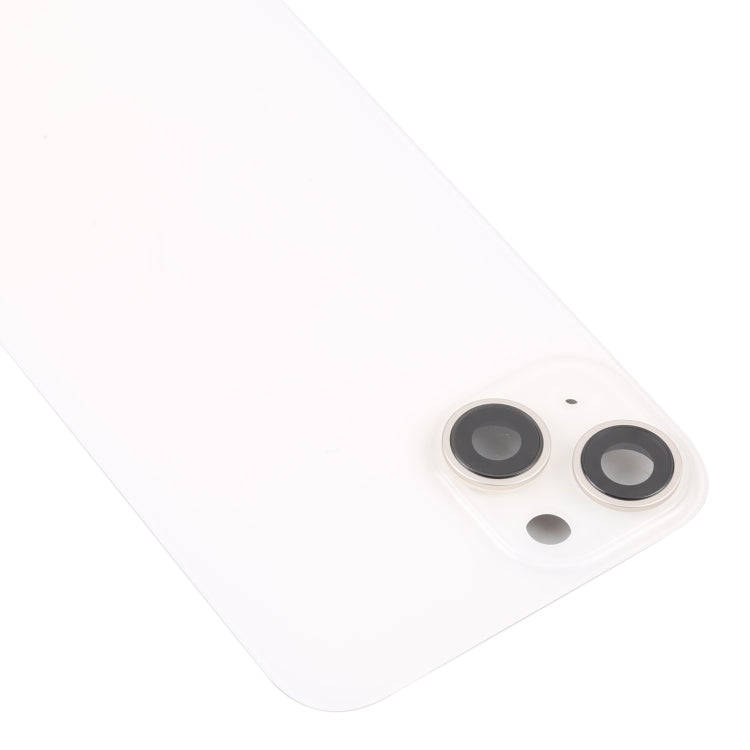 For iPhone 14 Back Housing Cover with Camera Lens(White)