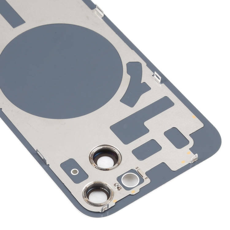 For iPhone 14 Back Housing Cover with Camera Lens(White)