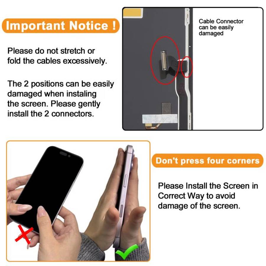 HXL Soft OLED Screen For iPhone 14 Pro