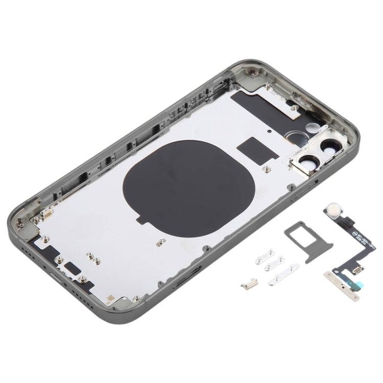 Back Cover with Appearance Imitation of iP15 Pro for iPhone 11(Black)