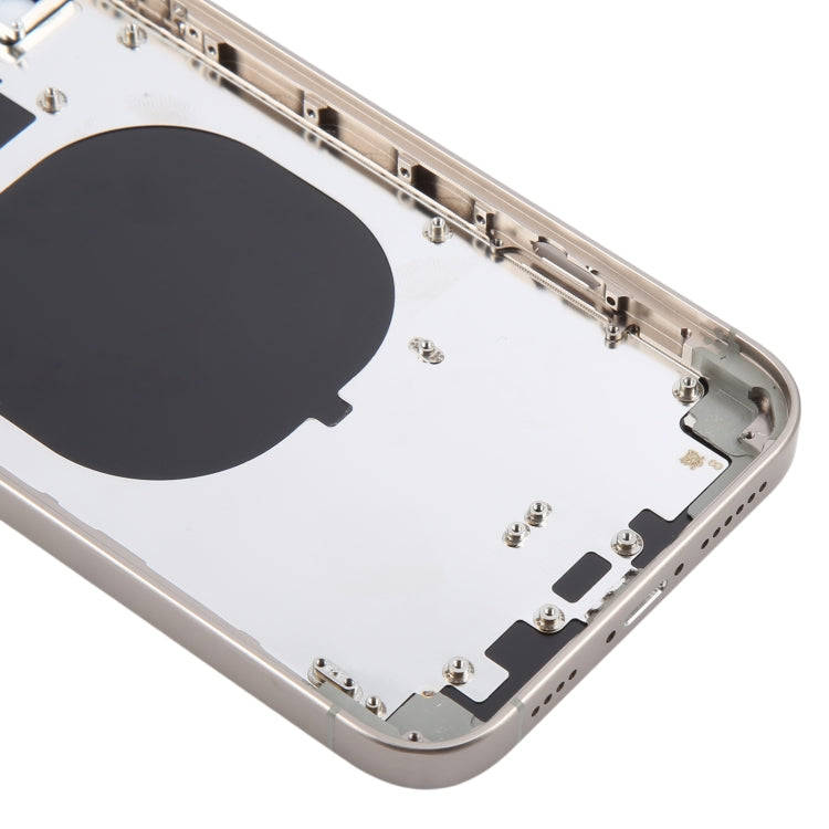 Back Cover with Appearance Imitation of iP15 Pro for iPhone 11(Titanium)