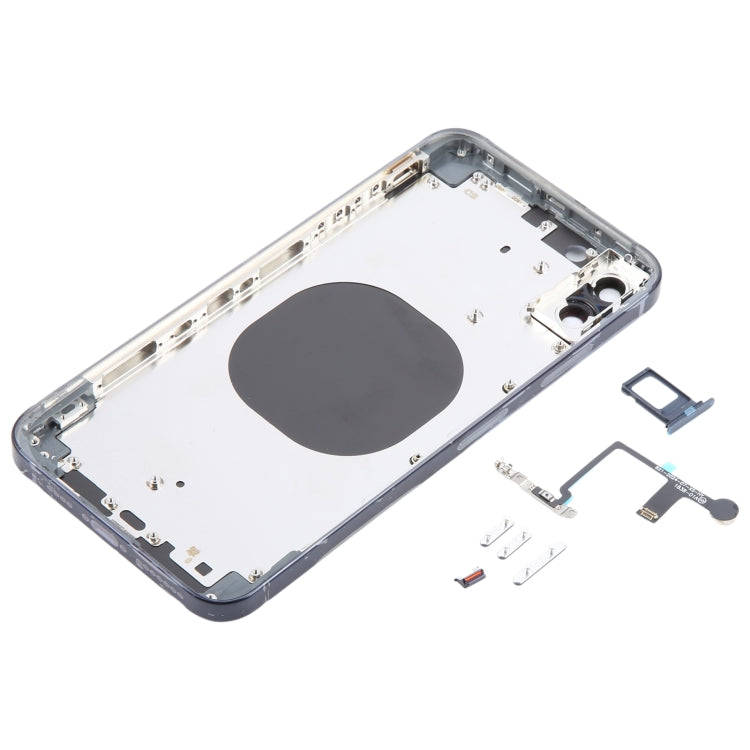Back Cover with Appearance Imitation of iP15 Pro Max for iPhone XS Max(Blue)