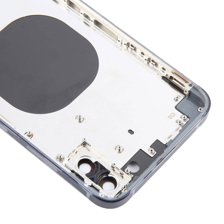 Back Cover with Appearance Imitation of iP15 Pro Max for iPhone XS Max(Blue)