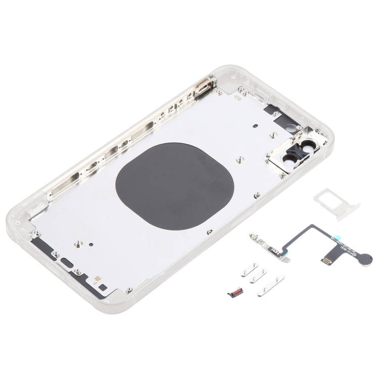 Back Cover with Appearance Imitation of iP15 Pro Max for iPhone XS Max(White)