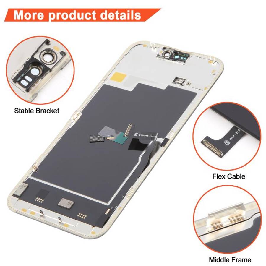 For iPhone 15 Pro Max DD Soft OLED Screen