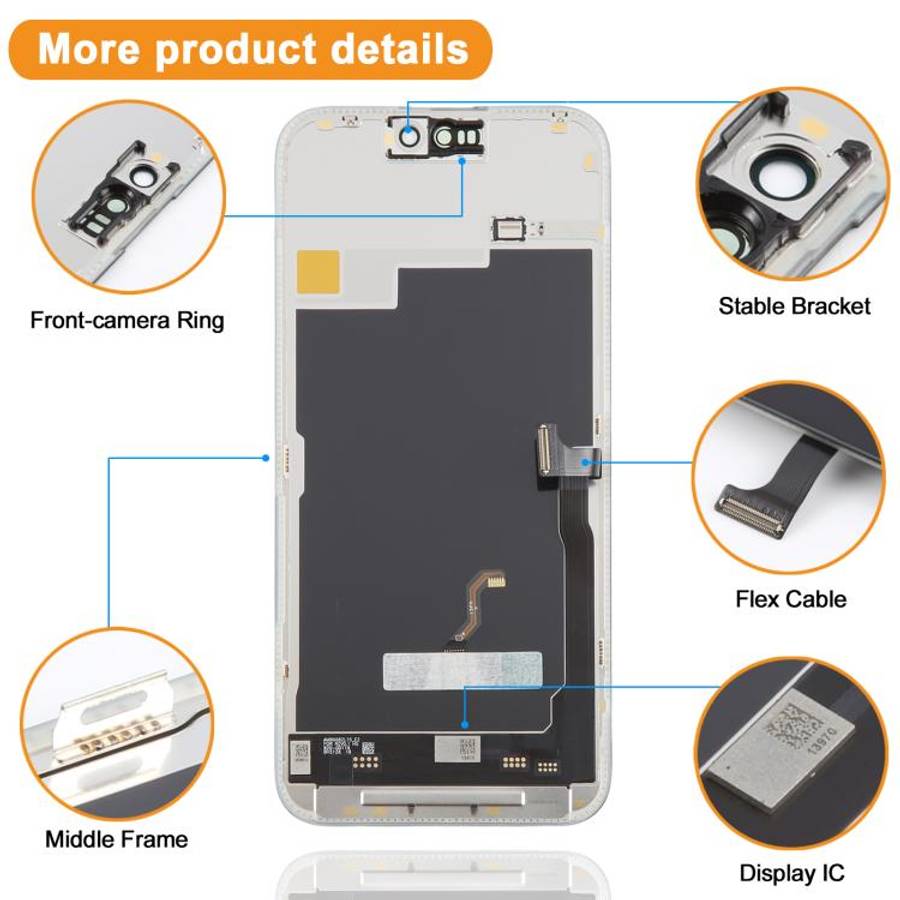 HXL Soft OLED Screen For iPhone 15 Pro Max
