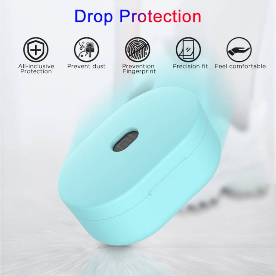 Silicone Charging Box Protective Case for Xiaomi Redmi AirDots / AirDots S / AirDots 2(Sky Blue)