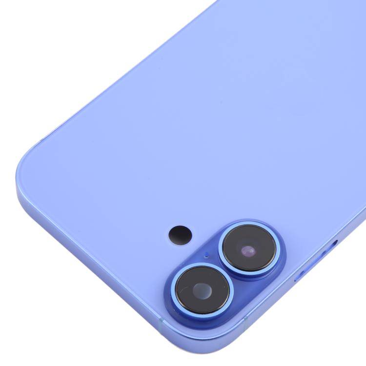 Back Cover with Appearance Imitation of iP16 for iPhone XR(Blue)