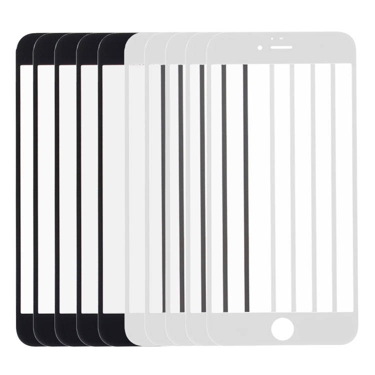 5 PCS Black + 5 PCS White for iPhone 6s & 6 Front Screen Outer Glass Lens