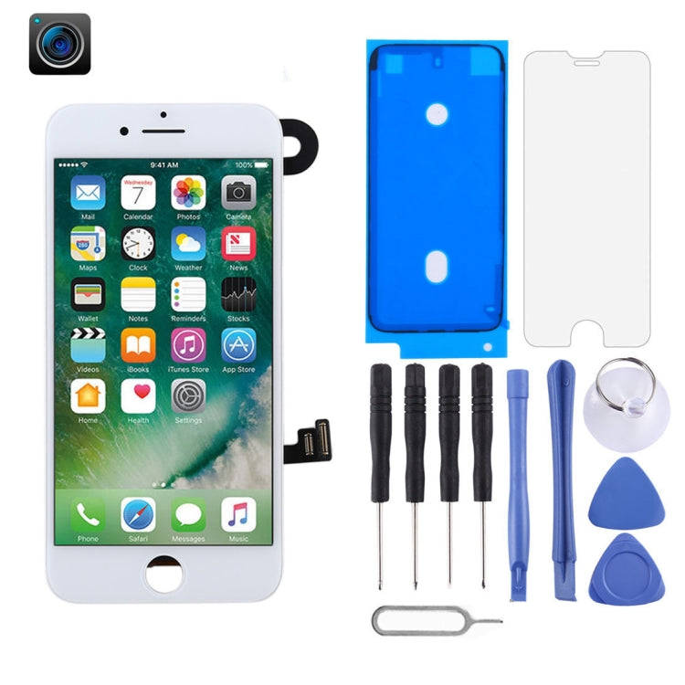 TFT LCD Screen include Front Camera for iPhone 7 (White)