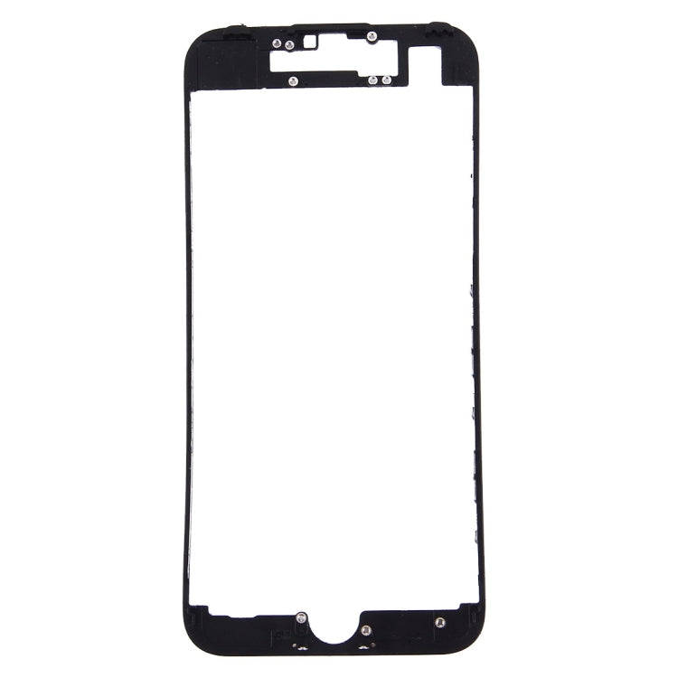 Front LCD Screen Bezel Frame for iPhone 7(Black)