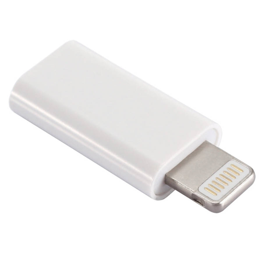 ENKAY Hat-Prince HC-6 Mini ABS USB-C / Type-C 3.1 to 8 Pin Port Connector Adapter(White)