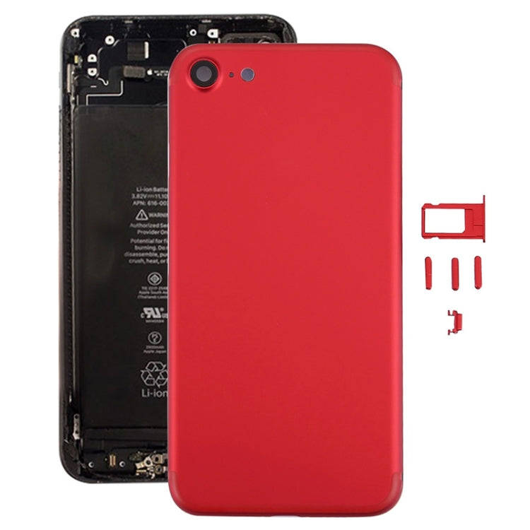 6 in 1 for iPhone 7 (Back Cover (With Camera Lens) + Card Tray + Volume Control Key + Power Butto...