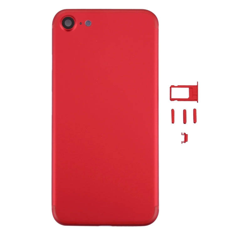 6 in 1 for iPhone 7 (Back Cover (With Camera Lens) + Card Tray + Volume Control Key + Power Butto...