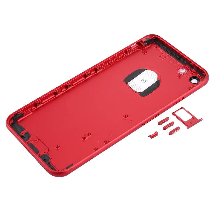 6 in 1 for iPhone 7 (Back Cover (With Camera Lens) + Card Tray + Volume Control Key + Power Butto...