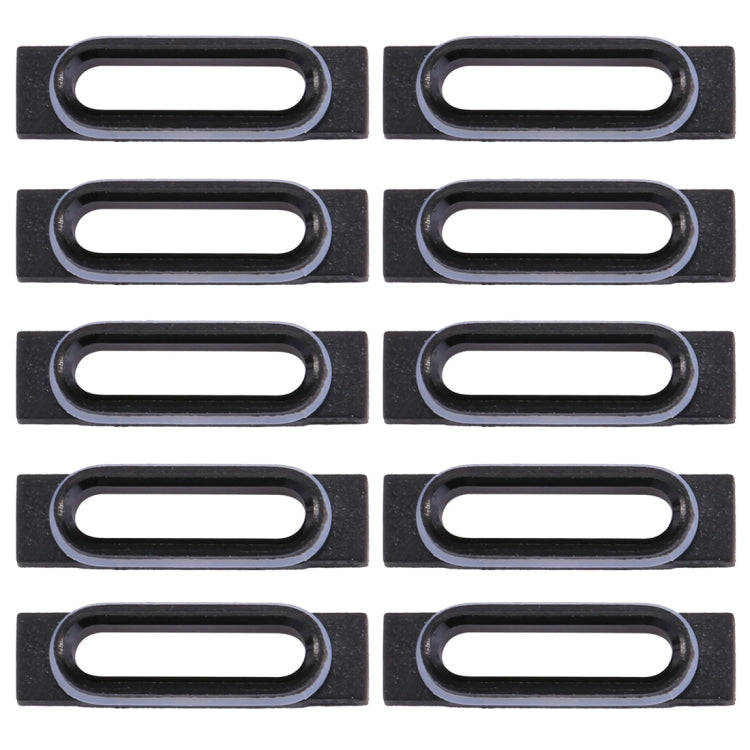 10 PCS for iPhone 7 Charging Port Retaining Brackets(Black)