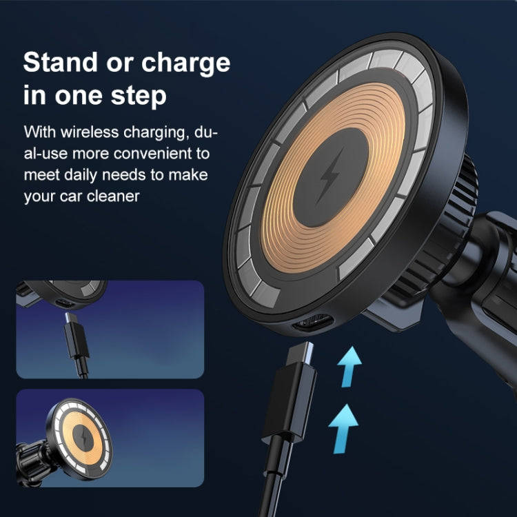 wlons Air Outlet Transparent Magnetic Wireless Charging Car Holder