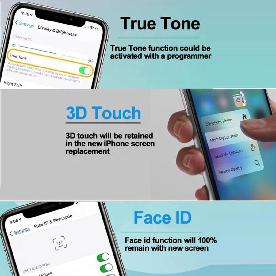 For iPhone 17 Pro Original XDR OLED Screen