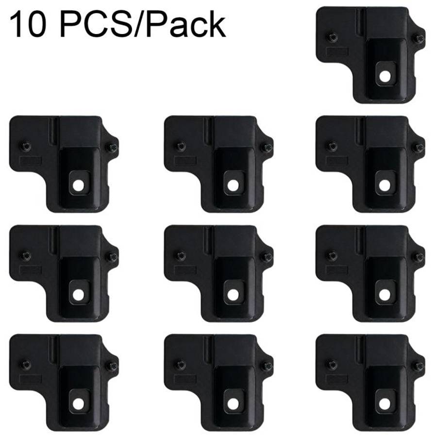 For iPhone 17 Pro / 17 Pro Max 10 PCS/Pack Flash Dust Mesh (Black)