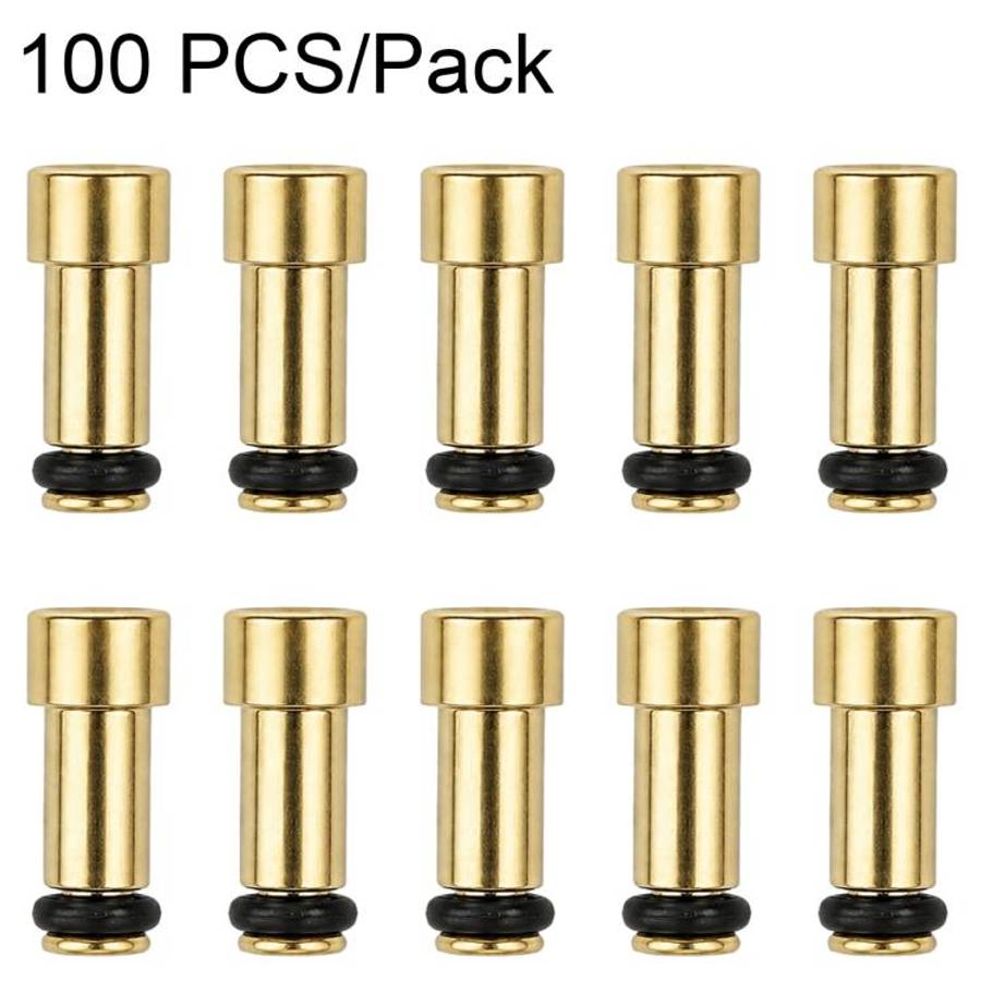 For iPhone 12-17 Pro Max 100 PCS/Pack SIM Card Slot Spring (Gold)