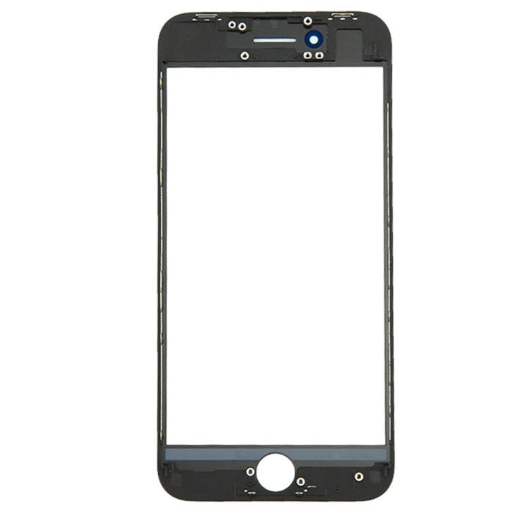 Front Screen Outer Glass Lens with Front LCD Screen Bezel Frame for iPhone 8(Black)
