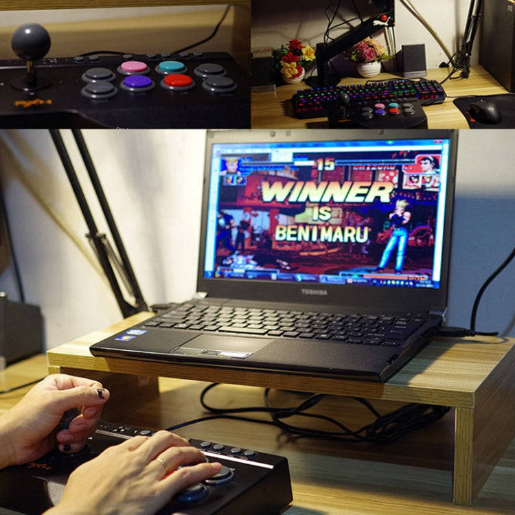 PXN PXN-0082 Gladiator Street Machine Game Handle Rocker Controller for Nintendo Switch / PC / An...