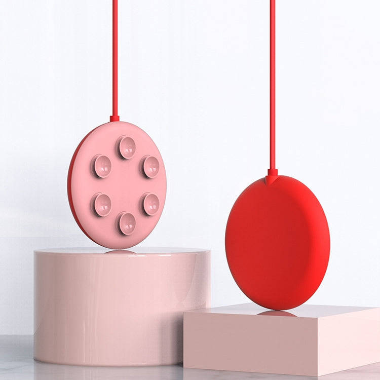10W Portable Suction Cup Mobile Phone Fast Charging Wireless Charger, Length: 1.5m(Red)