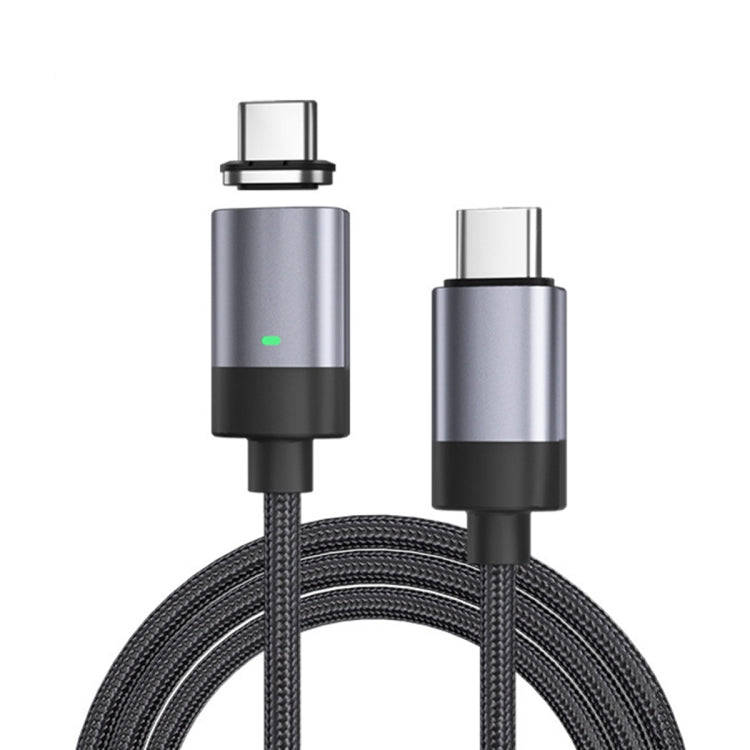 100W USB-C / Type-C to USB-C / Type-C Fast Charging Magnetic Data Cable, Style: 1m Cable + Magnet...