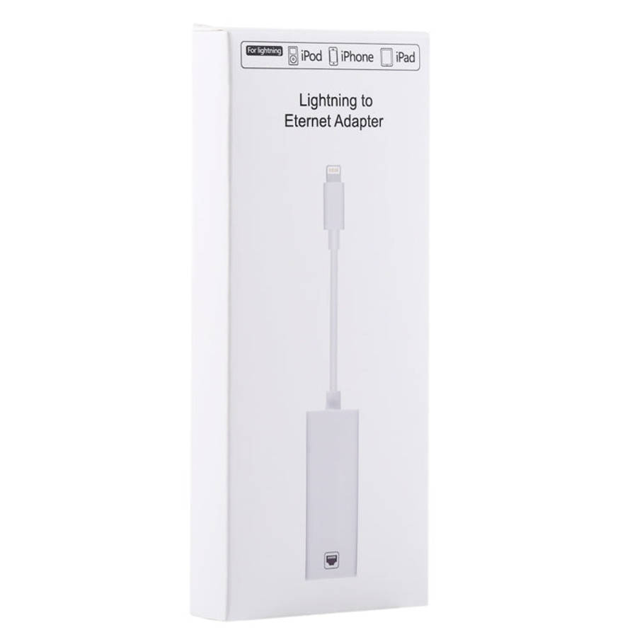 NK107A1 8 Pin to RJ45 Ethernet LAN Network Adapter Cable for iPhone / iPad Series, Total Length: ...