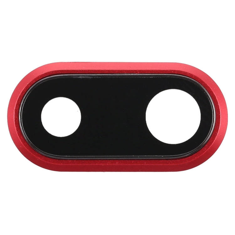 Back Camera Bezel with Lens Cover for iPhone 8 Plus (Red)