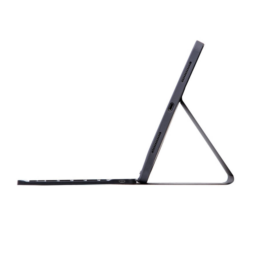 X-11B Skin Plain Texture Detachable Bluetooth Keyboard Tablet Case for iPad Pro 11 inch 2020 / 20...