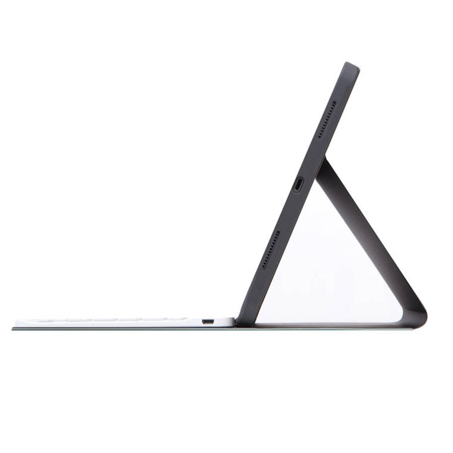 X-11B Skin Plain Texture Detachable Bluetooth Keyboard Tablet Case for iPad Pro 11 inch 2020 / 20...