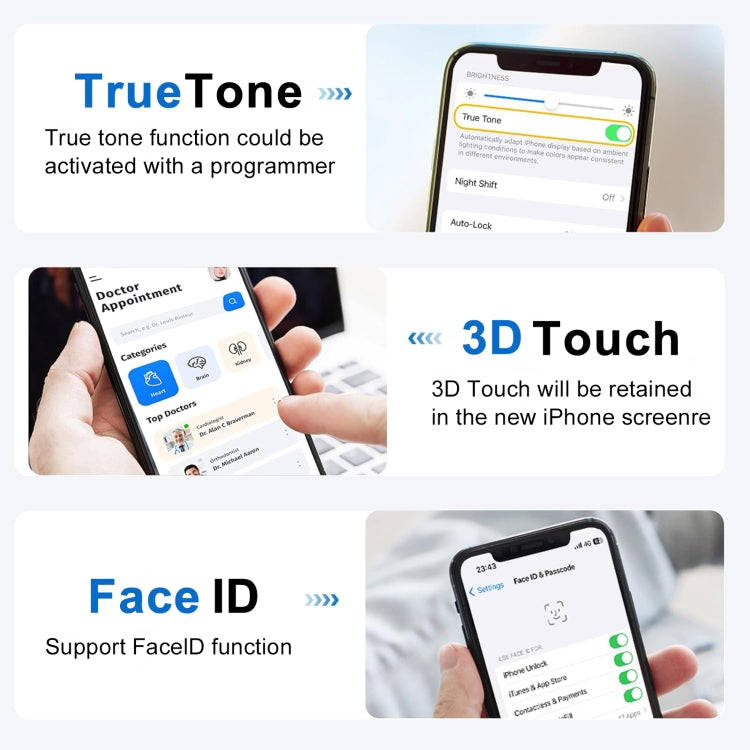 HD Incell LCD Screen for iPhone X(Black)