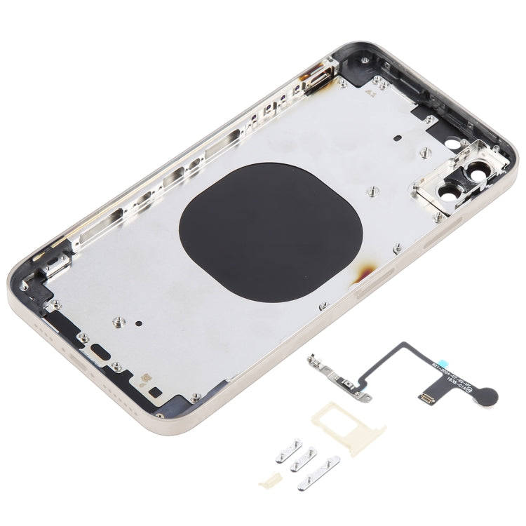 Back Cover with Appearance Imitation of iP14 Pro Max for iPhone XS Max(Gold)