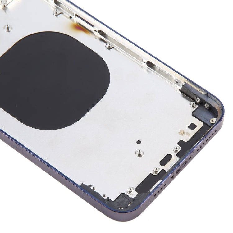 Back Cover with Appearance Imitation of iP14 Pro Max for iPhone XS Max(Purple)
