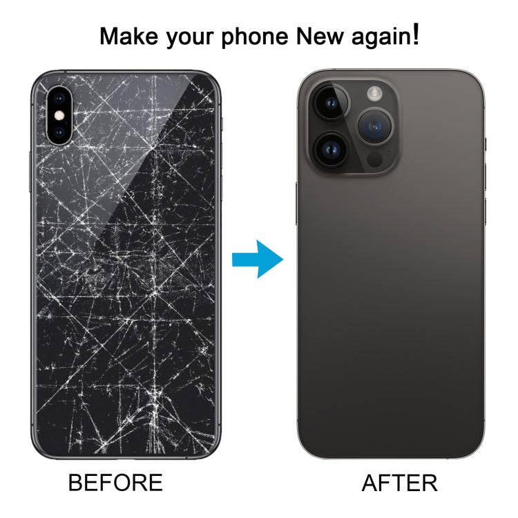Back Cover with Appearance Imitation of iP14 Pro Max for iPhone XS Max(Gold)