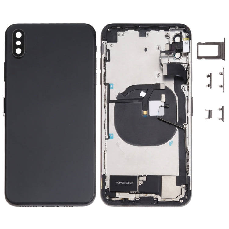 Battery Back Cover Assembly (with Side Keys & Speaker Ringer Buzzer & Motor & Camera Lens & Card ...