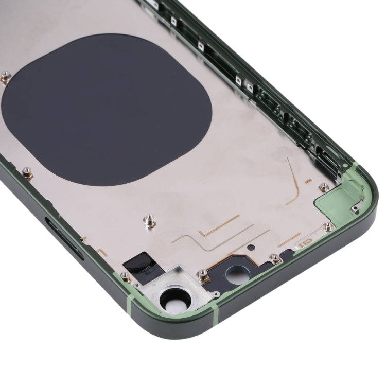 Frosted Frame Back Housing Cover with Appearance Imitation of iP13 Pro for iPhone XR(Green)