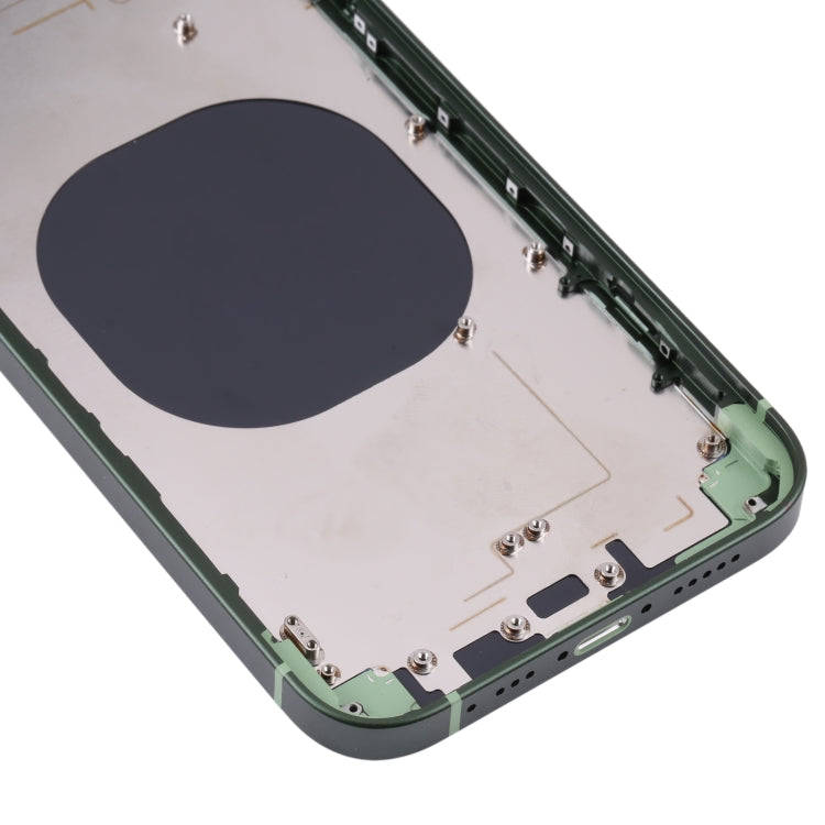 Frosted Frame Back Housing Cover with Appearance Imitation of iP13 Pro for iPhone XR(Green)