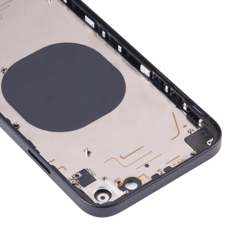 Back Housing Cover with Appearance Imitation of iP13 for iPhone XR(Black)
