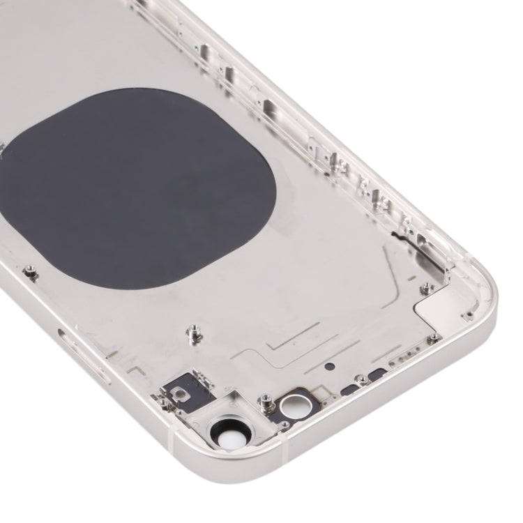 Back Housing Cover with Appearance Imitation of iP13 for iPhone XR(White)